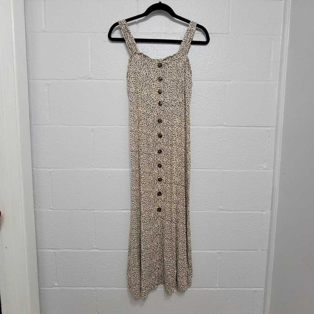 Y2K Strappy Button Animal Print Midi Dress - Picture 6 of 10